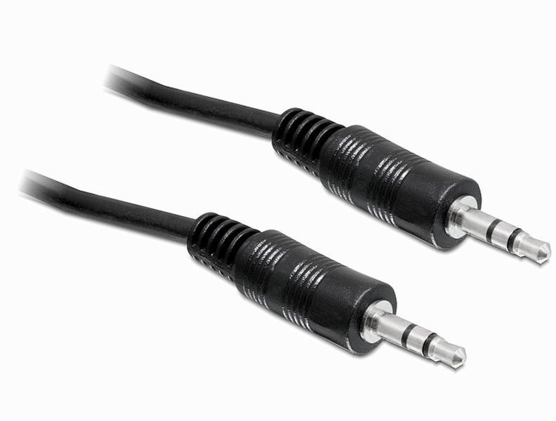 DeLOCK 84001 2.5m 3.5mm 3.5mm Schwarz Audio-Kabel