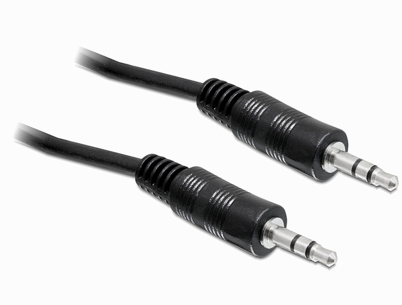 DeLOCK 84001 2.5m 3.5mm 3.5mm Black audio cable