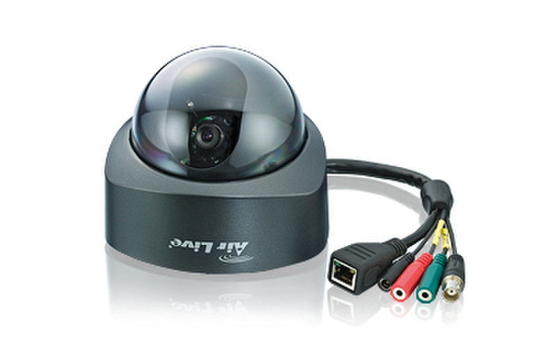 AirLive POE-200HD IP security camera Для помещений Dome Черный камера видеонаблюдения