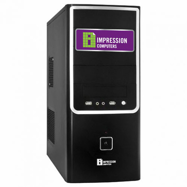 Impression Computers HomeBox A2411 2.7ГГц A4-3400 Черный, Cеребряный