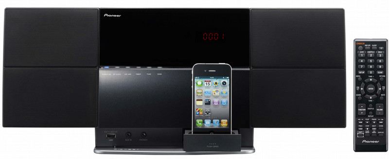 Pioneer X-SMC1 Micro-Set Schwarz Home-Stereoanlage