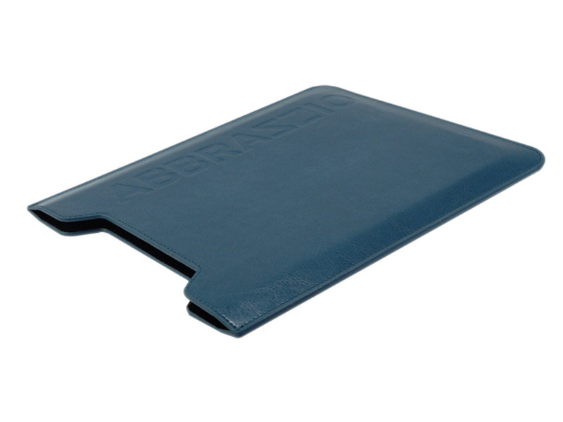 Abbrazzio Leather Sleeve Sleeve case Blau