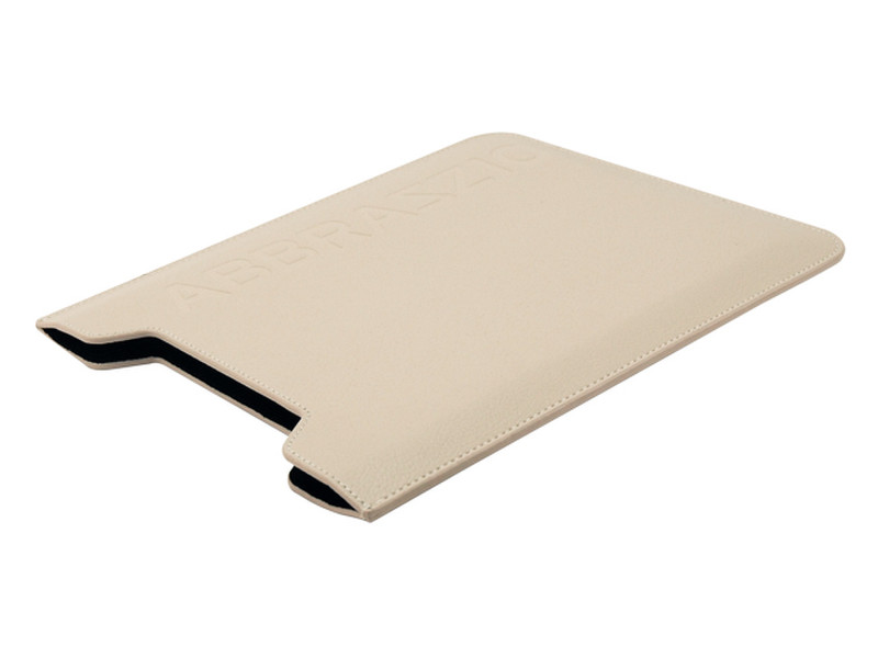 Abbrazzio Leather Sleeve Sleeve case Weiß
