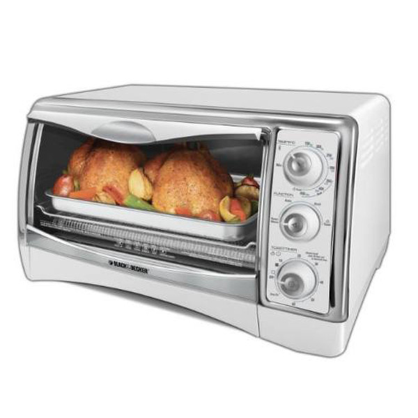 Applica CTO4300W 6slice(s) 1500W Edelstahl Toaster