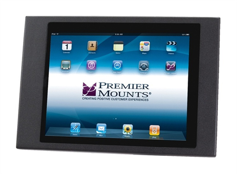 Premier Mounts IPM-110 Планшет Multimedia stand Черный multimedia cart/stand