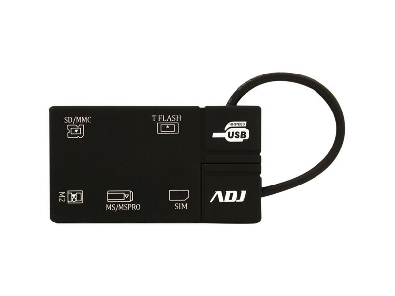 Adj 141-00002 USB 2.0 Черный устройство для чтения карт флэш-памяти