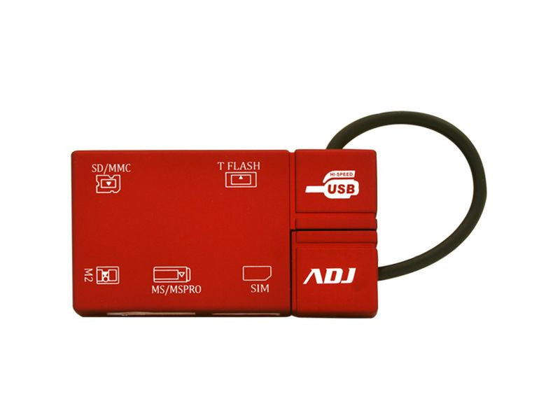 Adj 141-00003 USB 2.0 Red card reader