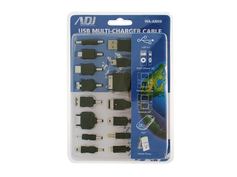 Adj ADJACOFAM09 Universal Universal Black power plug adapter