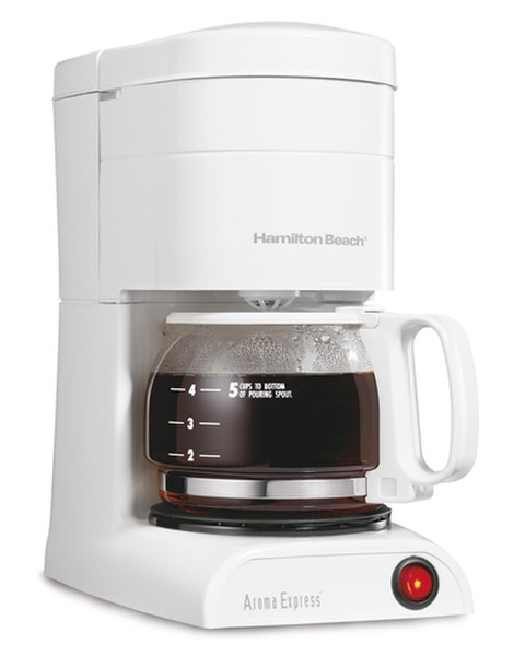 Hamilton Beach 48131Z Drip coffee maker 5cups White coffee maker