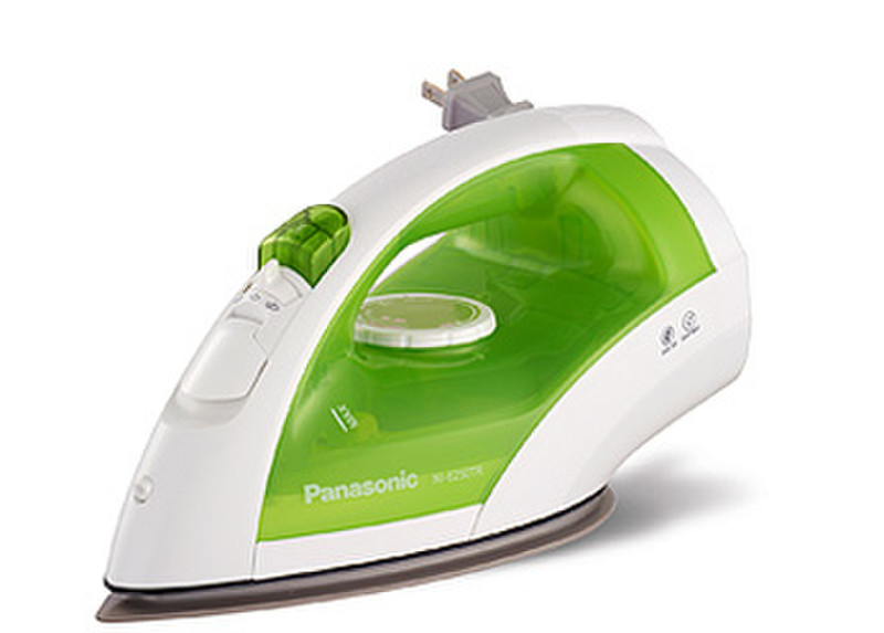 Panasonic NI-E250TRGZA Dry & Steam iron Titanium soleplate 1200W Green iron