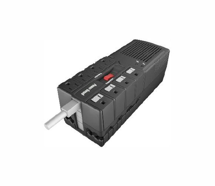 Exigo PGR1200 8AC outlet(s) 120V Black voltage regulator