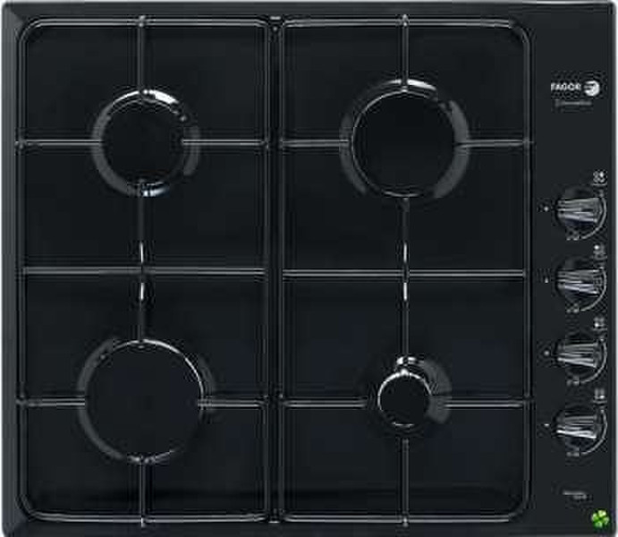 Fagor 4FIO-4GLSN built-in Gas Black hob