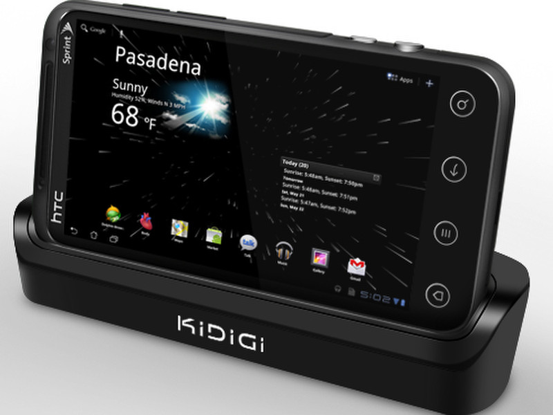 KiDiGi LCMA-HE3D Черный док-станция для ноутбука