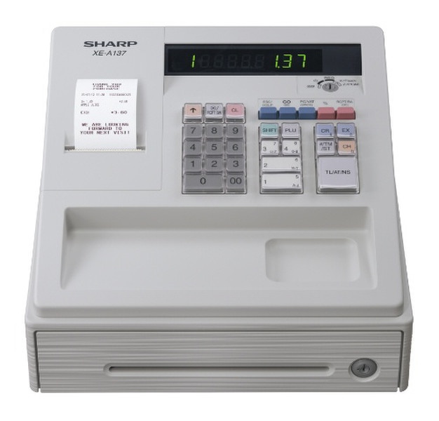 Sharp XEA-137WH LED cash register