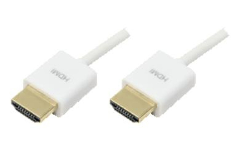 LogiLink 2m HDMI A/A 2м HDMI D-sub (DB-25) Белый