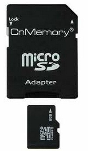 CnMemory 8GB Micro SDHC Class 10 8GB MicroSDHC Klasse 10 Speicherkarte