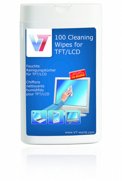 V7 VCL1522 LCD/TFT/Plasma Equipment cleansing wet cloths набор для чистки оборудования