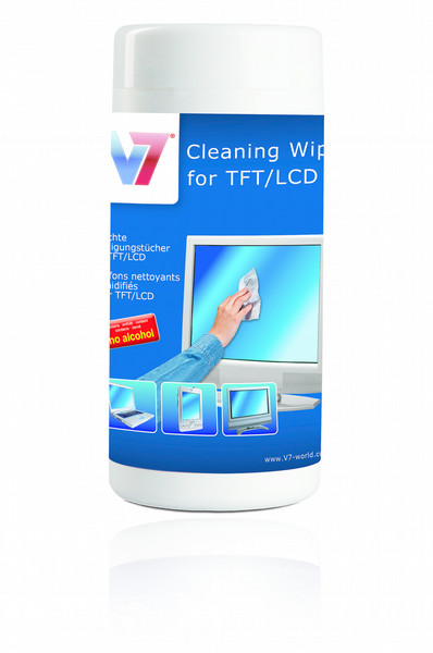 V7 VCL1513 LCD/TFT/Plasma Equipment cleansing wet cloths набор для чистки оборудования