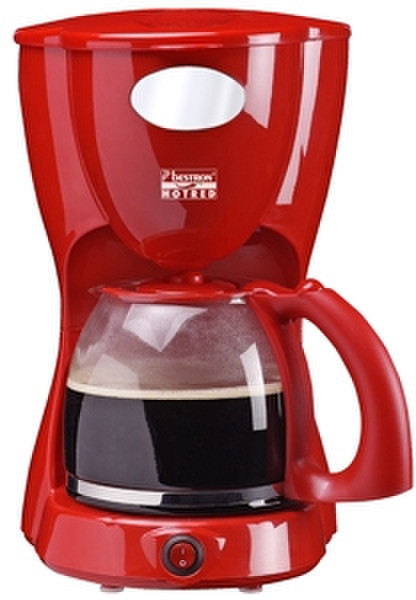 Bestron ACM800 Капельная кофеварка 12чашек Красный кофеварка