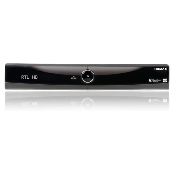 Humax HD-FOX C Cable Black TV set-top box