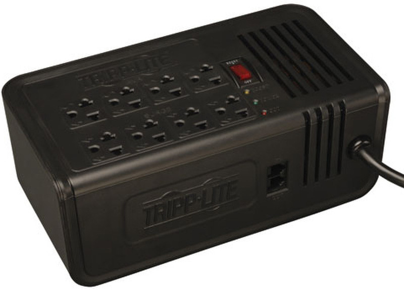 Tripp Lite VR2008R 8AC outlet(s) 100-145V Schwarz Spannungsregler