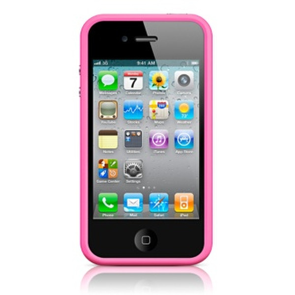 Telekom iPhone 4 Bumper Border case Розовый