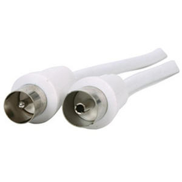 e+p HFA 11 0.75m Coax Coax White coaxial cable