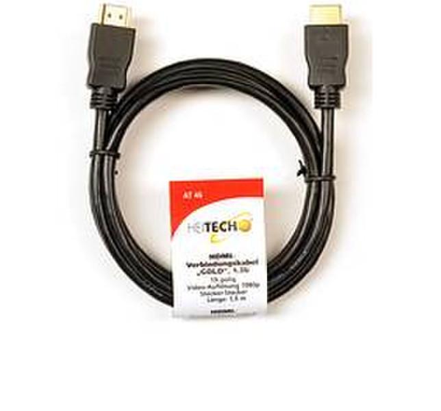 Heitech HDMI connection cable 1.5m HDMI HDMI Schwarz