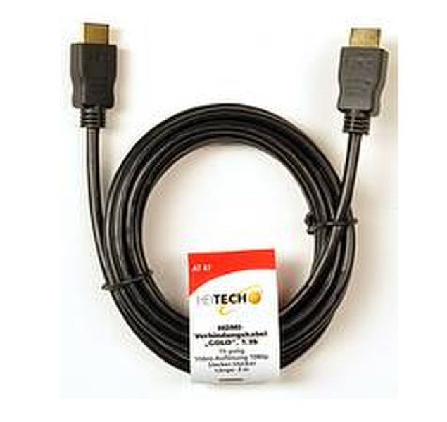 Heitech HDMI connection cable 3м HDMI HDMI Черный