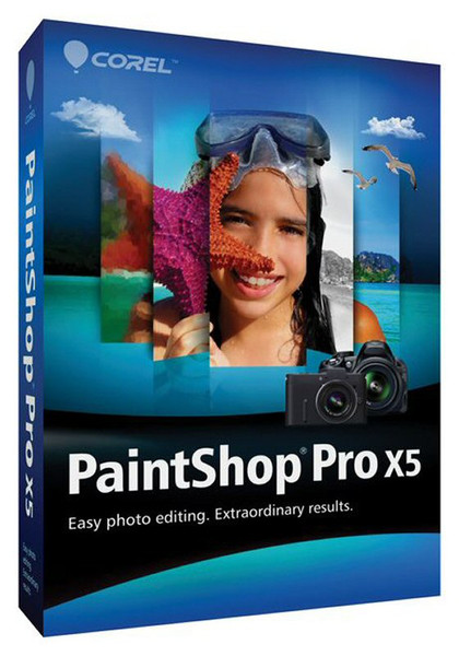 Corel PaintShop Pro X5, 1u, WIN, FRE