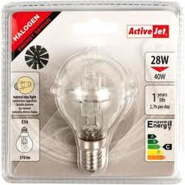 ActiveJet AJE-H2814G 28W E14 C Halogenlampe