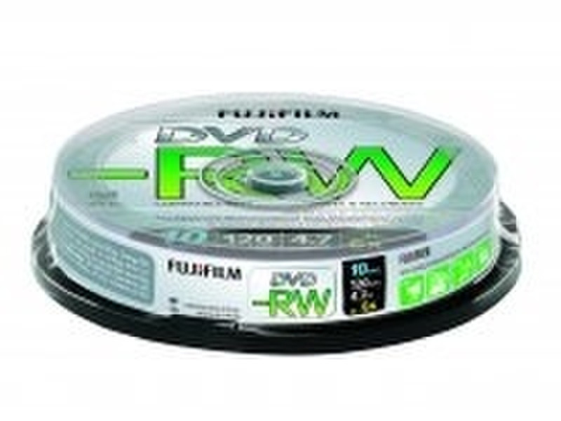 Fujifilm DVD-RW 6x 4.7GB Cake Box 10 pcs 4.7GB DVD-RW 10Stück(e)