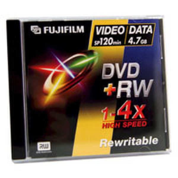 Fujifilm DVD+RW, 4.7GB, 8X, 10 spindle 4.7GB DVD+RW 10Stück(e)