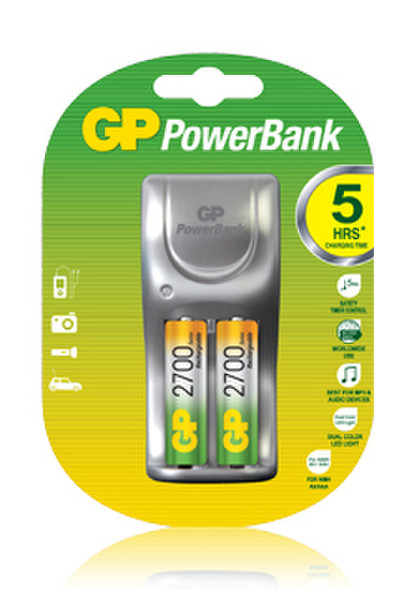GP Batteries Mid-Range Series PB25 Indoor Grey,Silver