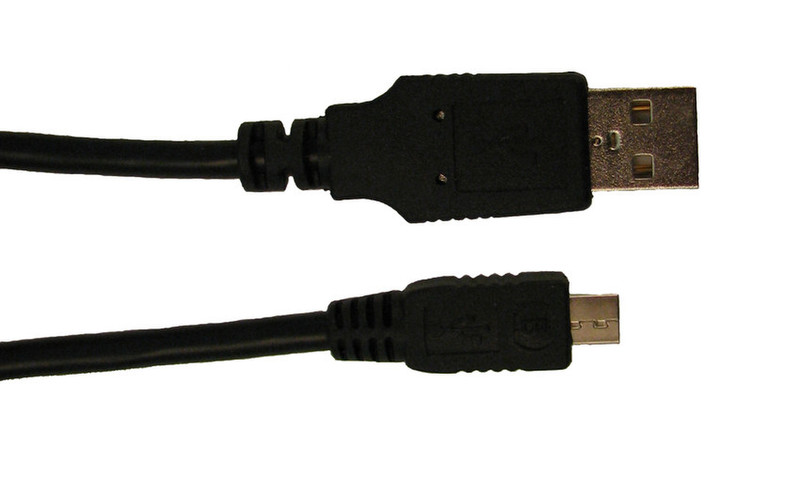 Fujitsu Micro-USB B Charging Cable 0.800м USB A Micro-USB B Черный