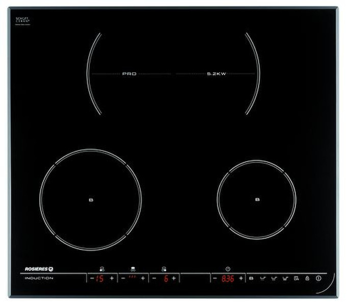 Rosieres RBI65PRO built-in Electric Black hob