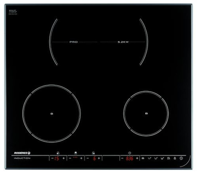 Rosieres RBI65PRO Eingebaut Elektro Schwarz Kochfeld