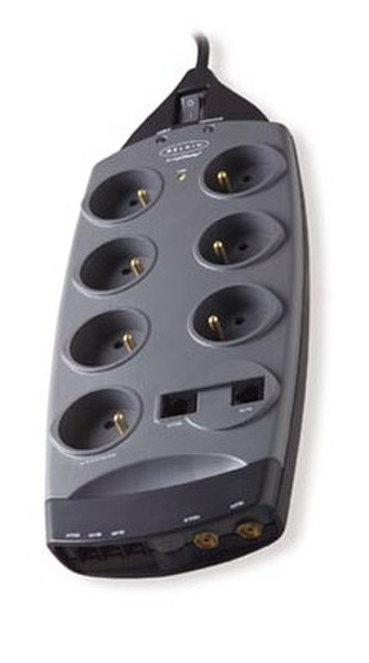 Belkin SurgeMaster Série Or À 7 prises 7AC outlet(s) 3m Black surge protector