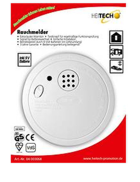 Heitech Smoke Detector White