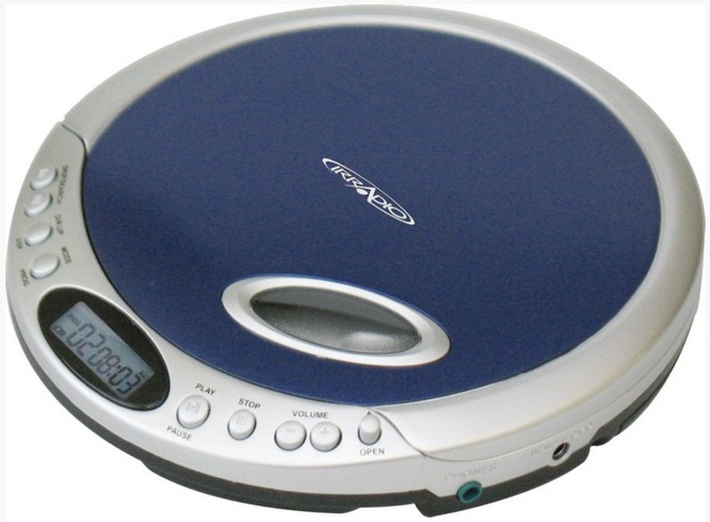 Irradio MPCD 832 Portable CD player Blue,Silver