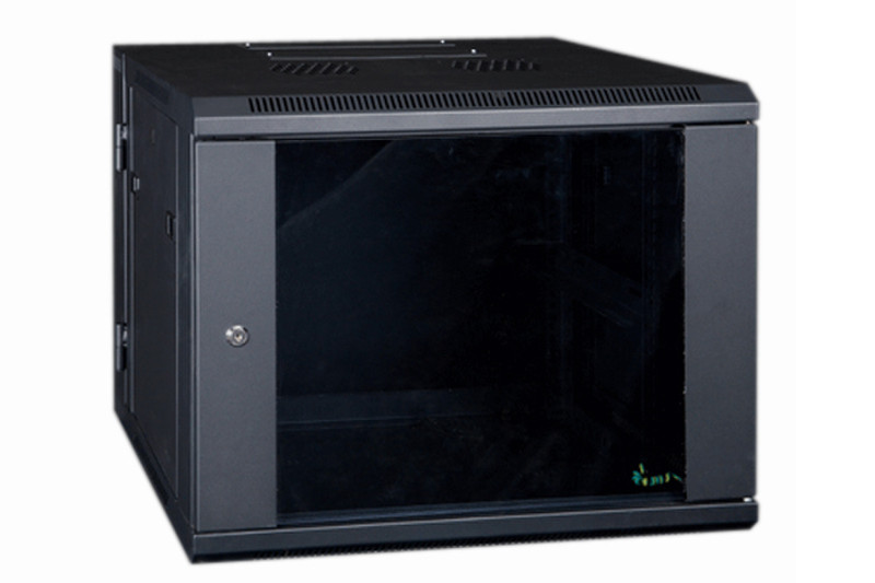 Eurocase GMB6506 6U, Wall mounted cabinet Black rack