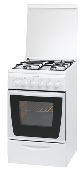 Rosieres RCM5931RB/1 Freistehend Gas hob Weiß Küchenherd