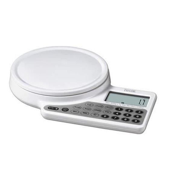 Taylor 3843-49 Electronic kitchen scale Белый кухонные весы