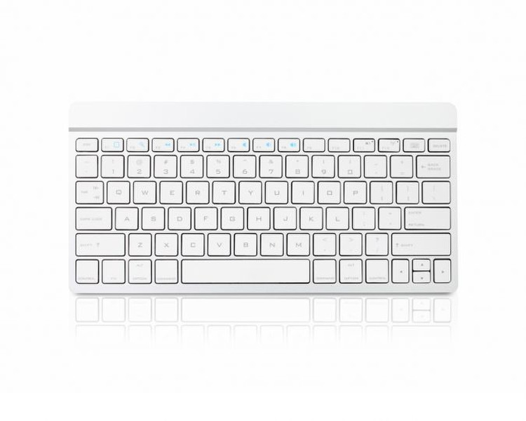 The Joy Factory AAE102 Bluetooth QWERTY Weiß Tastatur für Mobilgeräte