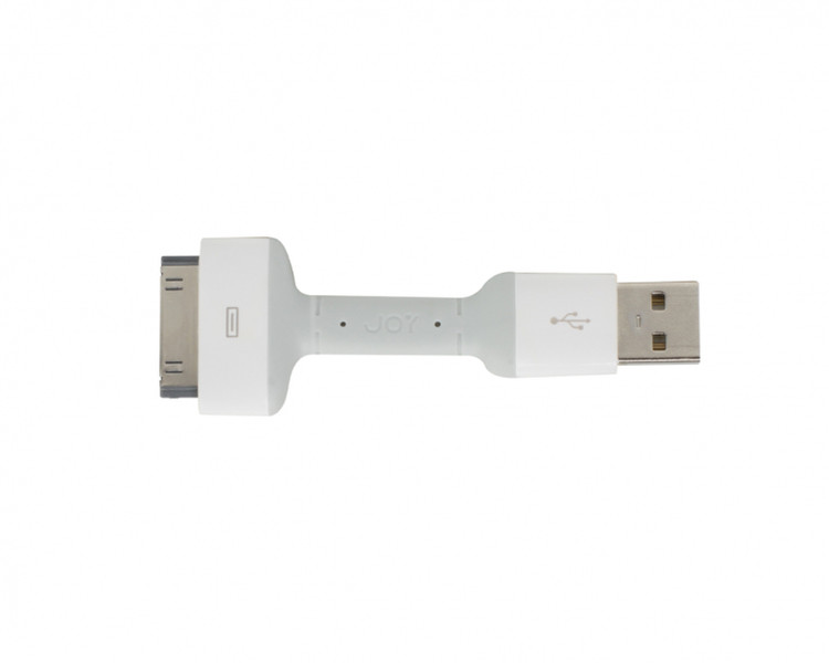 The Joy Factory DuraLink 30-pin - USB USB 2.0 A 30-pin IPod/IPhone Dock Белый дата-кабель мобильных телефонов