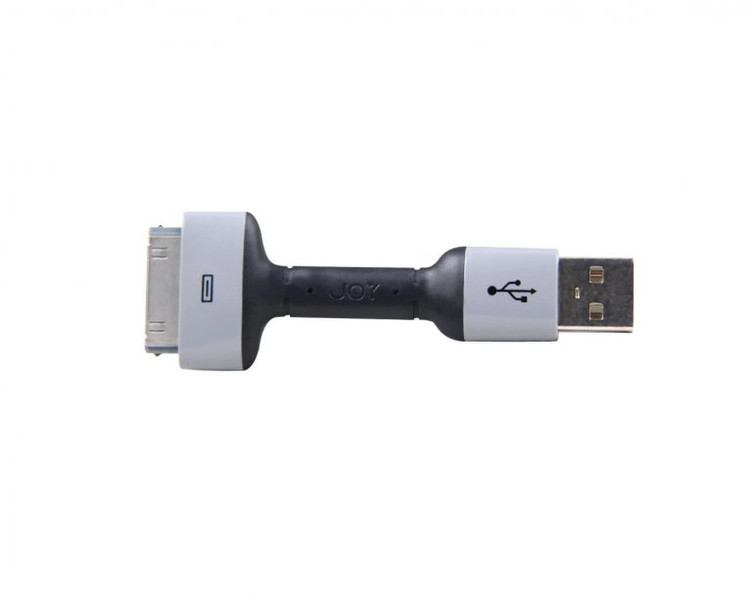 The Joy Factory DuraLink 30-pin - USB USB 2.0 A 30-pin IPod/IPhone Dock Черный дата-кабель мобильных телефонов
