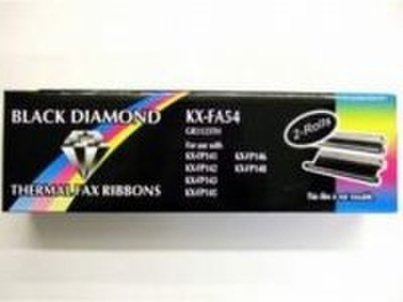 Panasonic KX-FA54X Fax ribbon 210страниц Черный 2шт расходный материал для факса