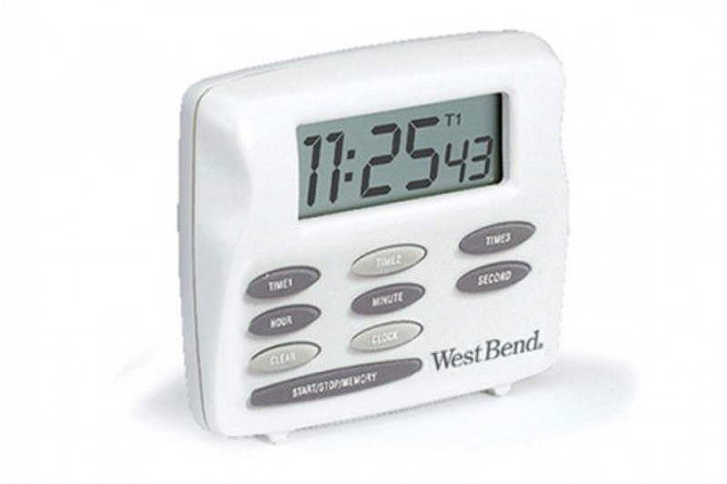 Focus Electrics 40053 Digital table clock Прямоугольный Белый настольные часы