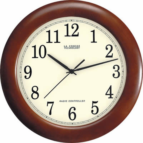 La Crosse Technology WT-3122A Mechanical wall clock Circle Wood wall clock