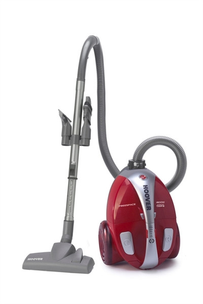 Hoover TFS 5184 Cylinder vacuum cleaner 2.3L 1800W Red vacuum